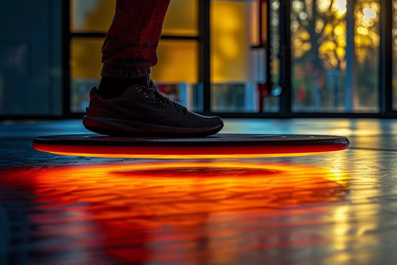 Discboard : plateforme de jeu avec board twist pour équilibre et fitness